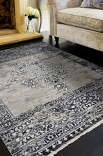 7' X 9'  Polyester Blue Area Rug