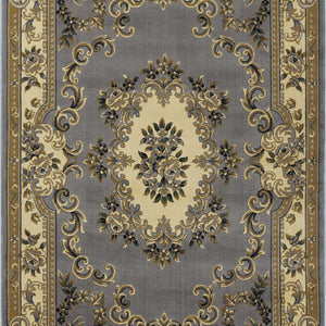 7' X 10' Polypropylene Slate Blue Area Rug