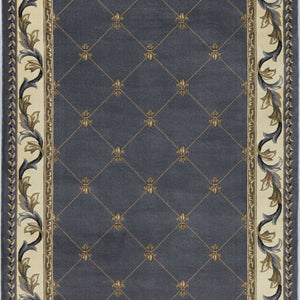 9' X 13' Polypropylene Blue Area Rug