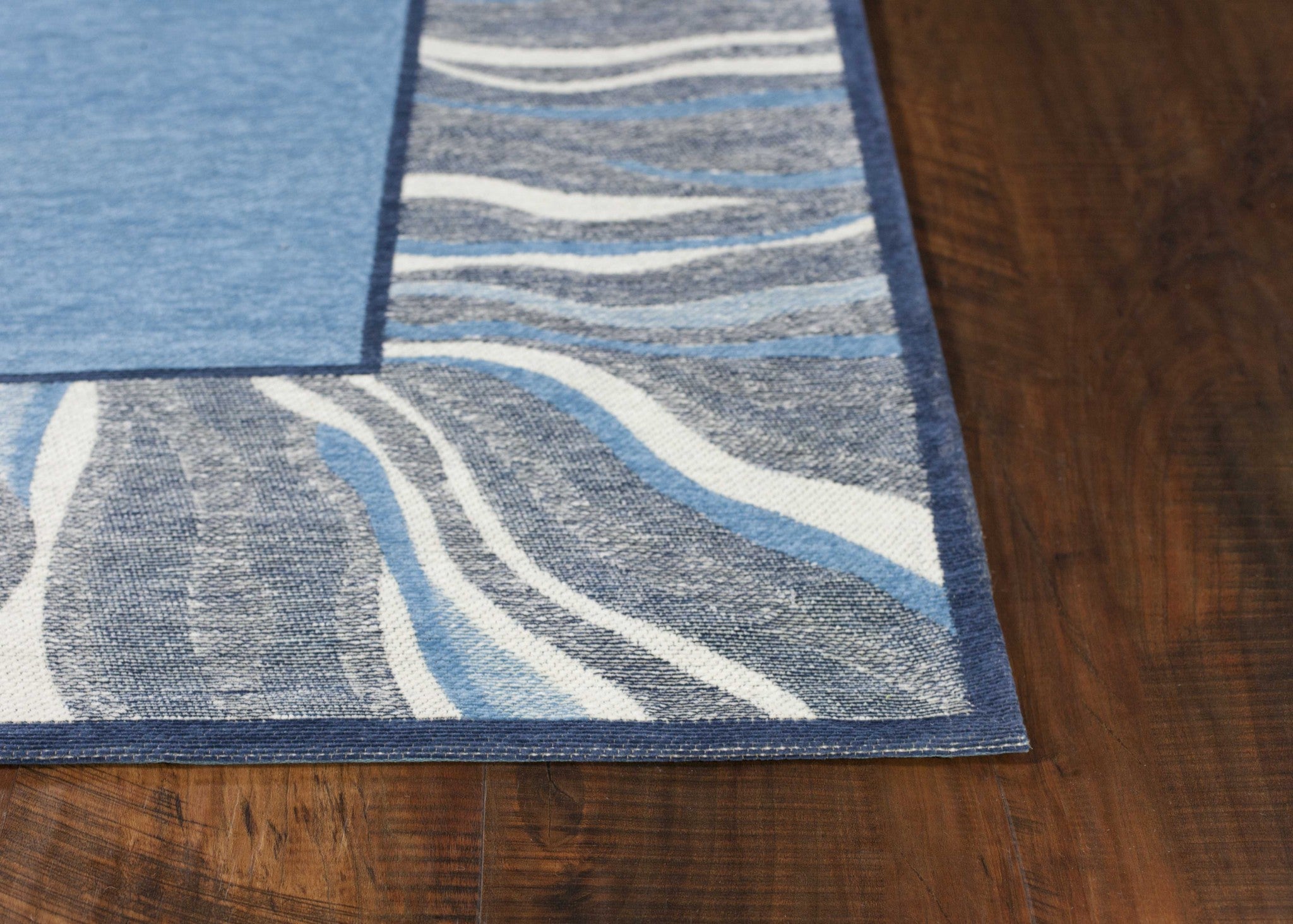26 X 45 Polyester Denim Area Rug