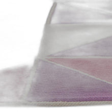 6'7 X 9'6 Polyester Ivory Pink Area Rug