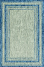 3' X 5' Uv Treated Polypropylene Grey Or Denim Area Rug