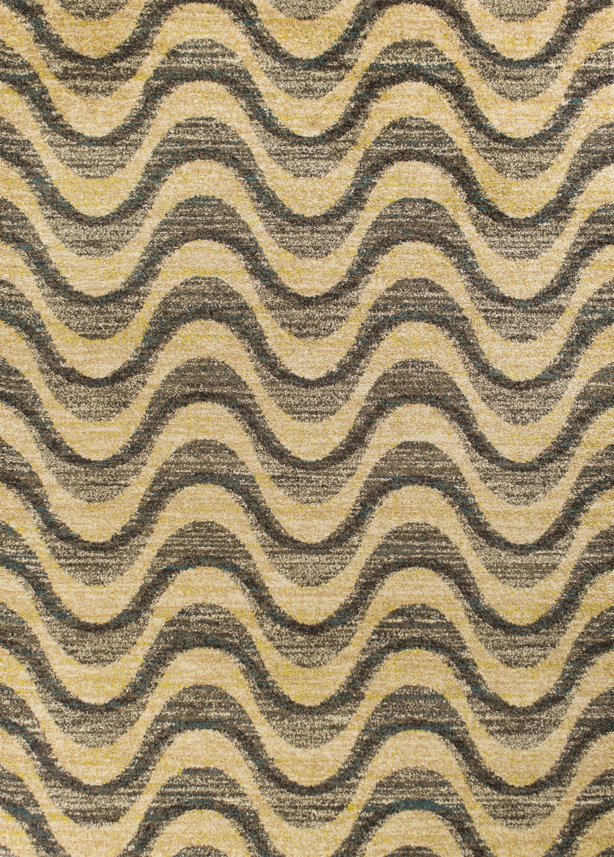 2'7 X 4'11 Polypropylene Greysand Area Rug