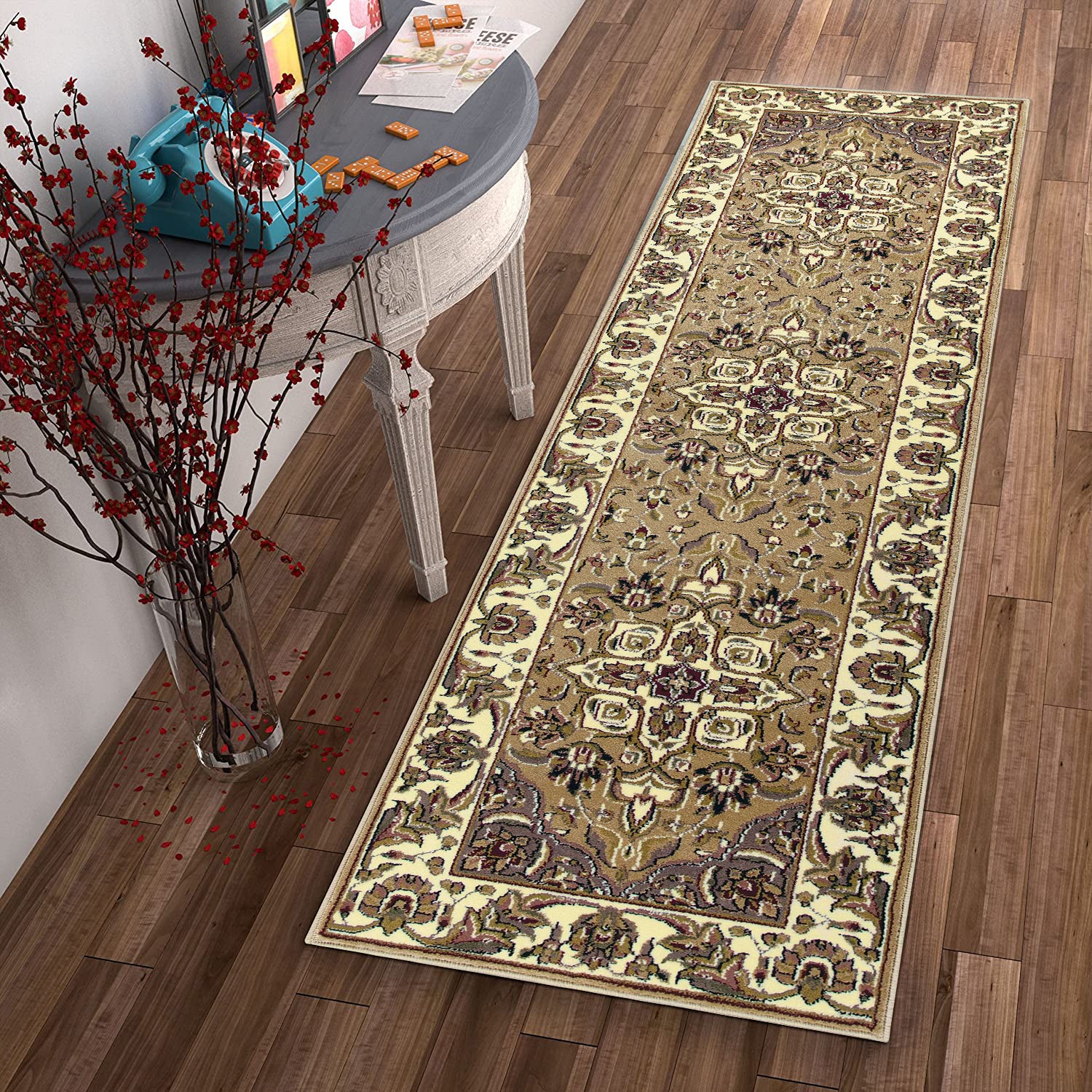 Beige Or Ivory Area Rug - 9' x 13'