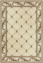 2' X 3' Polypropylene Ivory Accent Rug