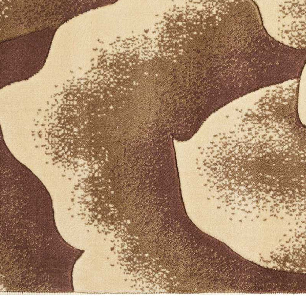 7' X 10'  Polypropylene Ivory Area Rug