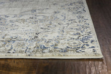 3' X 5' Ivory And Grey Floral Vines Area Rug