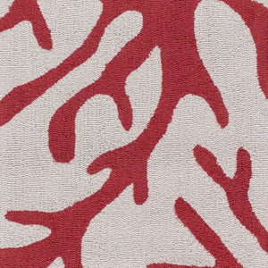 2' X 7'6 Runner Polyester Ivory Rust Area Rug