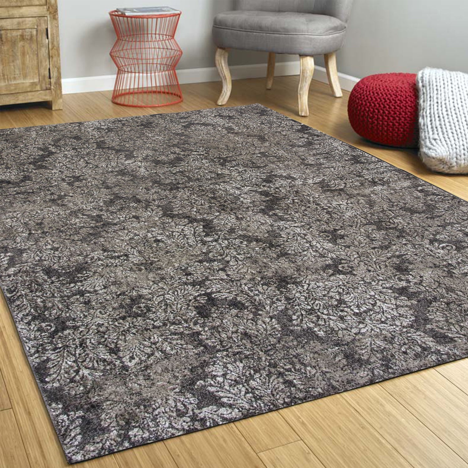 7' X 11' Viscose Taupe Or Sand Area Rug