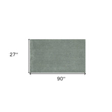 8' Round  Polyester Slate Area Rug