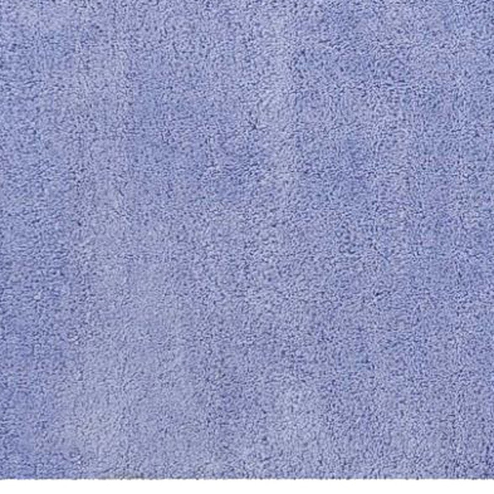 8' Round  Polyester Purple Area Rug