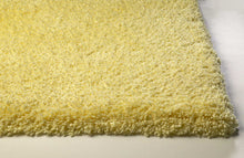 Canary Yellow Round Indoor Shag Rug 8'