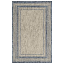 3' X 5' Uv Treated Polypropylene Grey Or Denim Area Rug