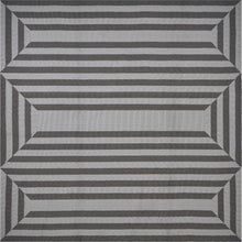 6' X 9' Uv Treated Polypropylene Charcoal Area Rug