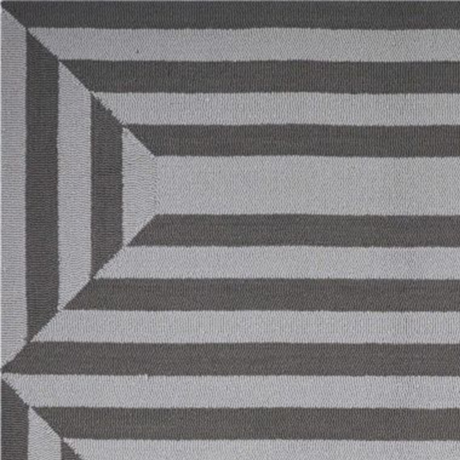 6' X 9' Uv Treated Polypropylene Charcoal Area Rug