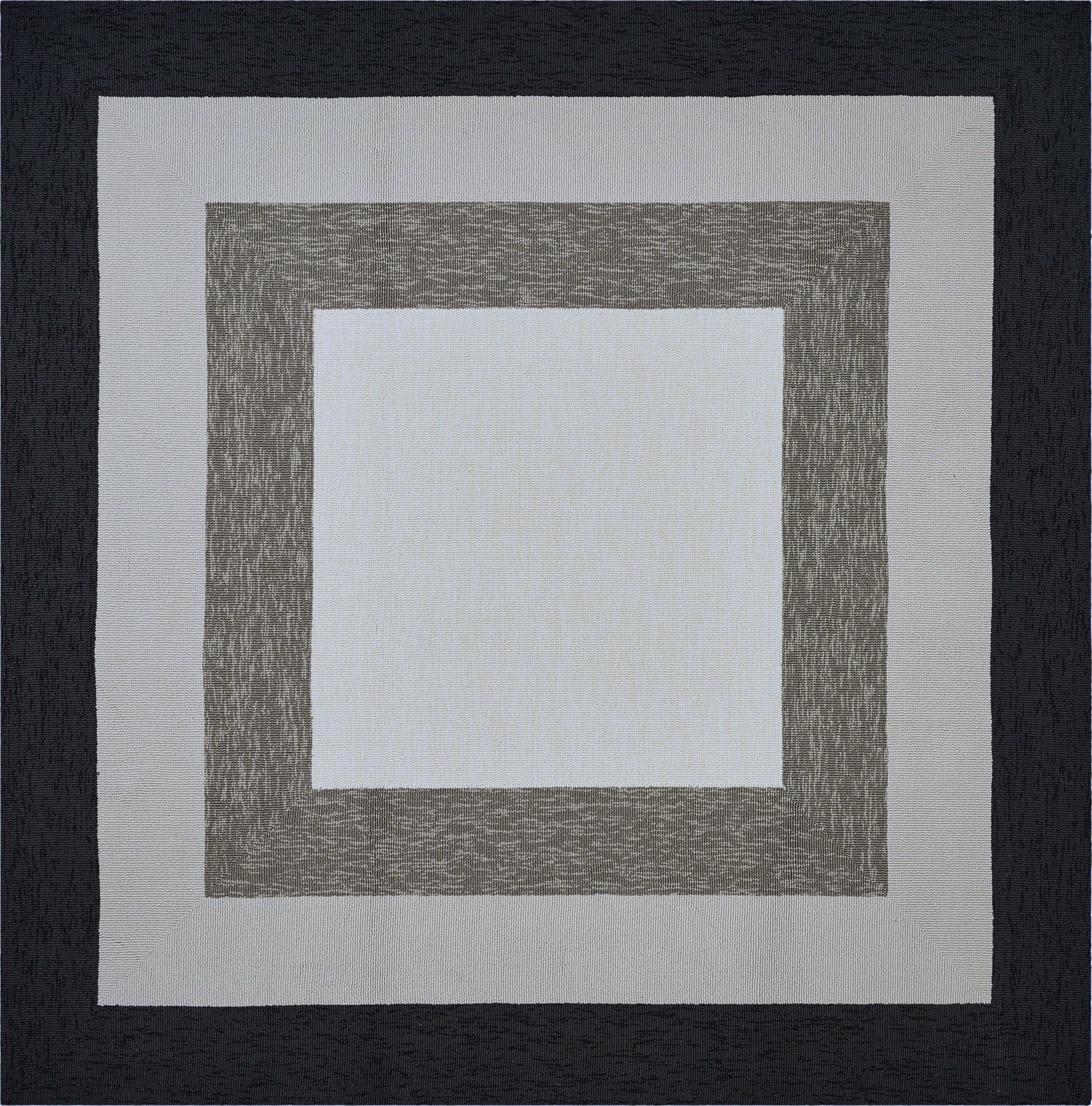 8' X 11'  Uv Treated Polypropylene Charcoal Area Rug