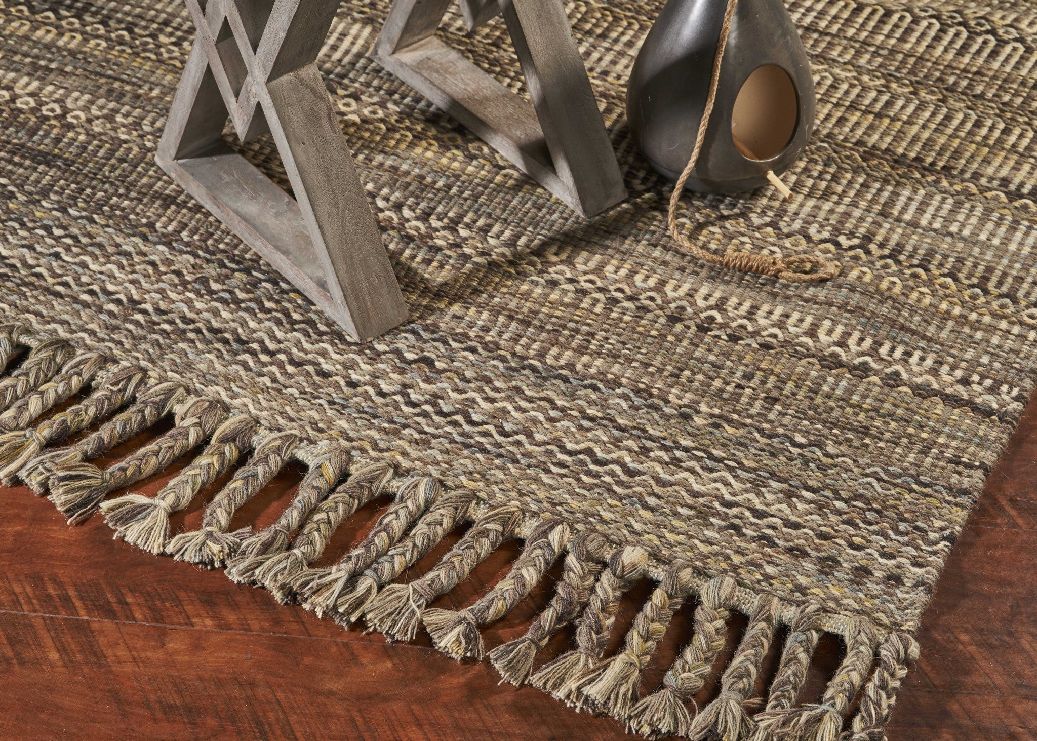 5 X 8  Wool Ocean Area Rug