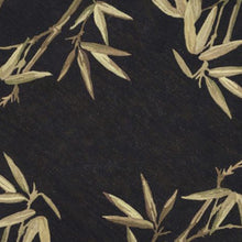 5' X 8'  Wool Black Area Rug