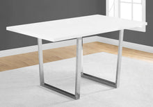 White Particle Board Metal Dining Table 35.5