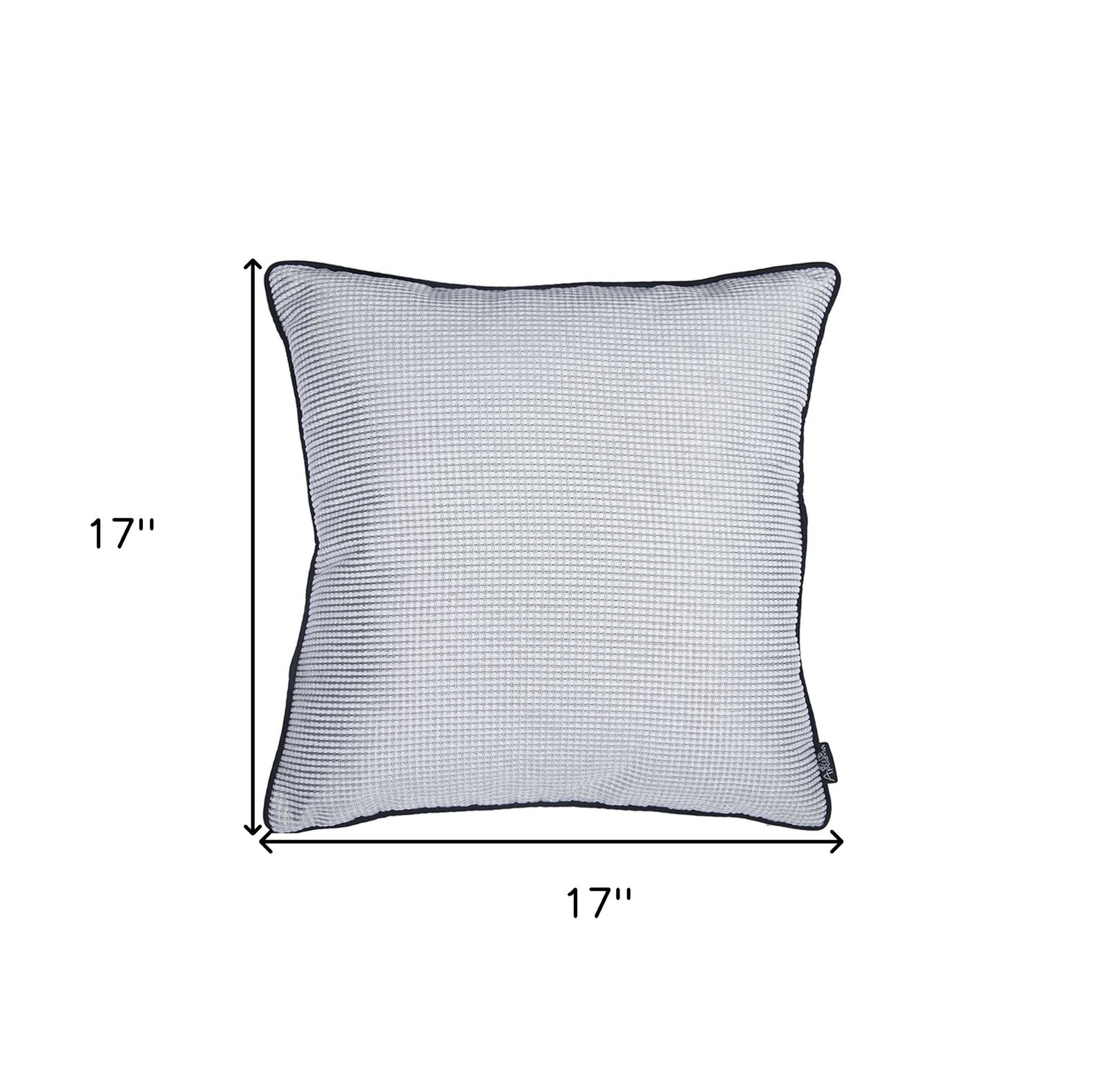 17"X 17" Jacquard Shadows Decorative Throw Pillow Cover