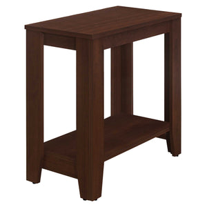 11.75" X 23.75" X 22" Cherry Particle Board Laminate  Accent Table