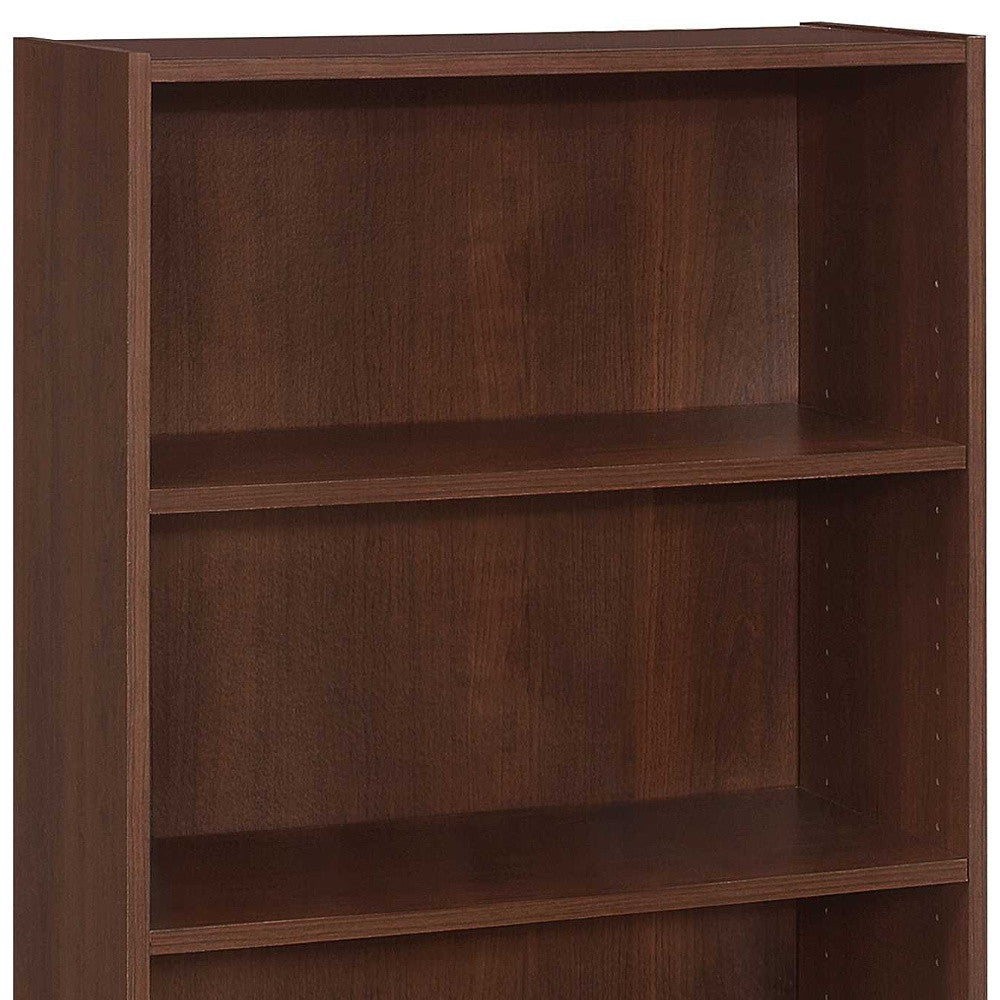 11.75" X 24.75" X 35.5" Cherry 3 Shelves  Bookcase