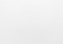 Three Shelf White Bookcase