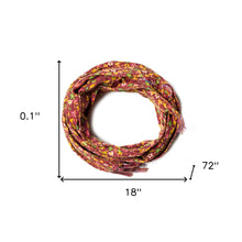 Red Cotton Floral Reversable Throw