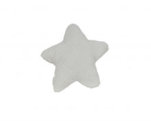 White With Blue 3D Shape Star Pillow