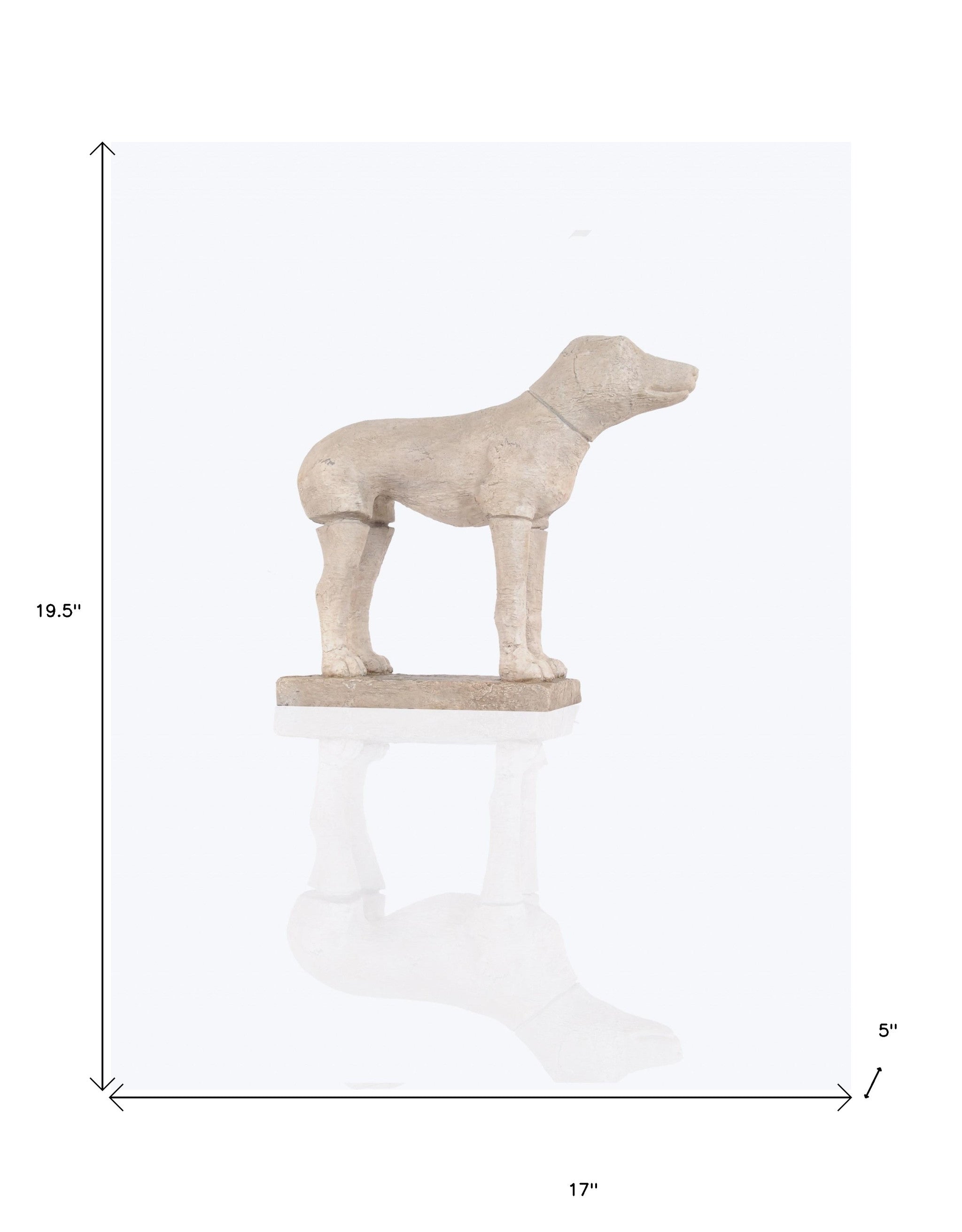 Adorable Dog Lover Statue