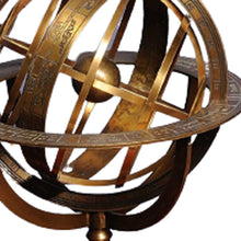 Armillary Sphere On Wood Base 7