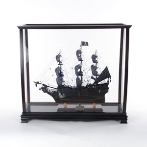 34" Black Glass Standard Display Stand