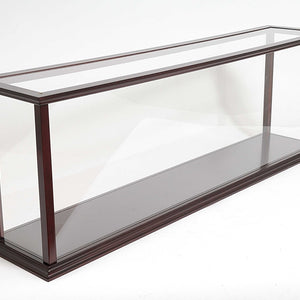 39" Dark Brown Glass Standard Display Stand