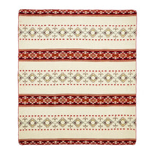 Ultra Soft Southwestern Red Hot Handmade Woven Blanket
