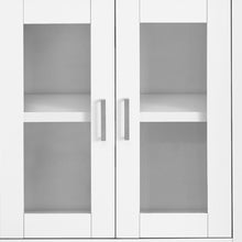 White Corner Tv Stand With Glass Doors