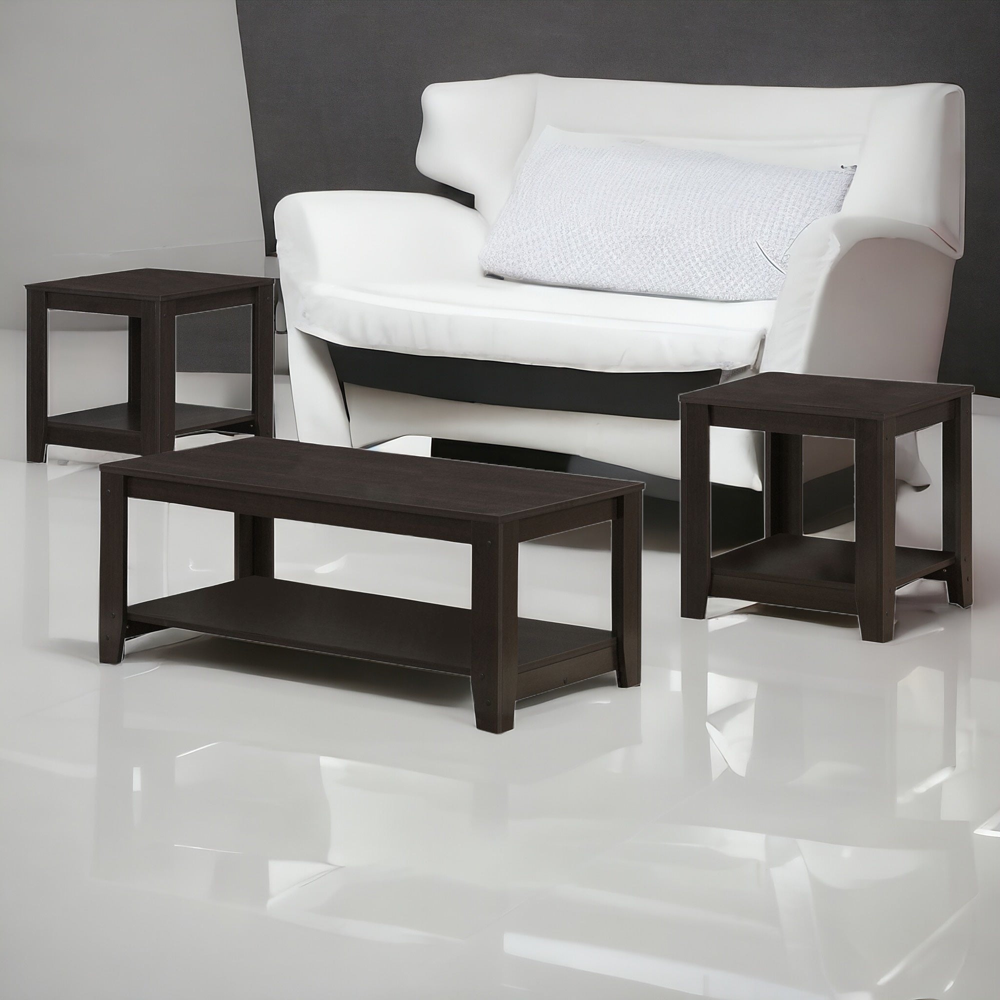 Juego de mesa de capuchino Juego de 3 piezas