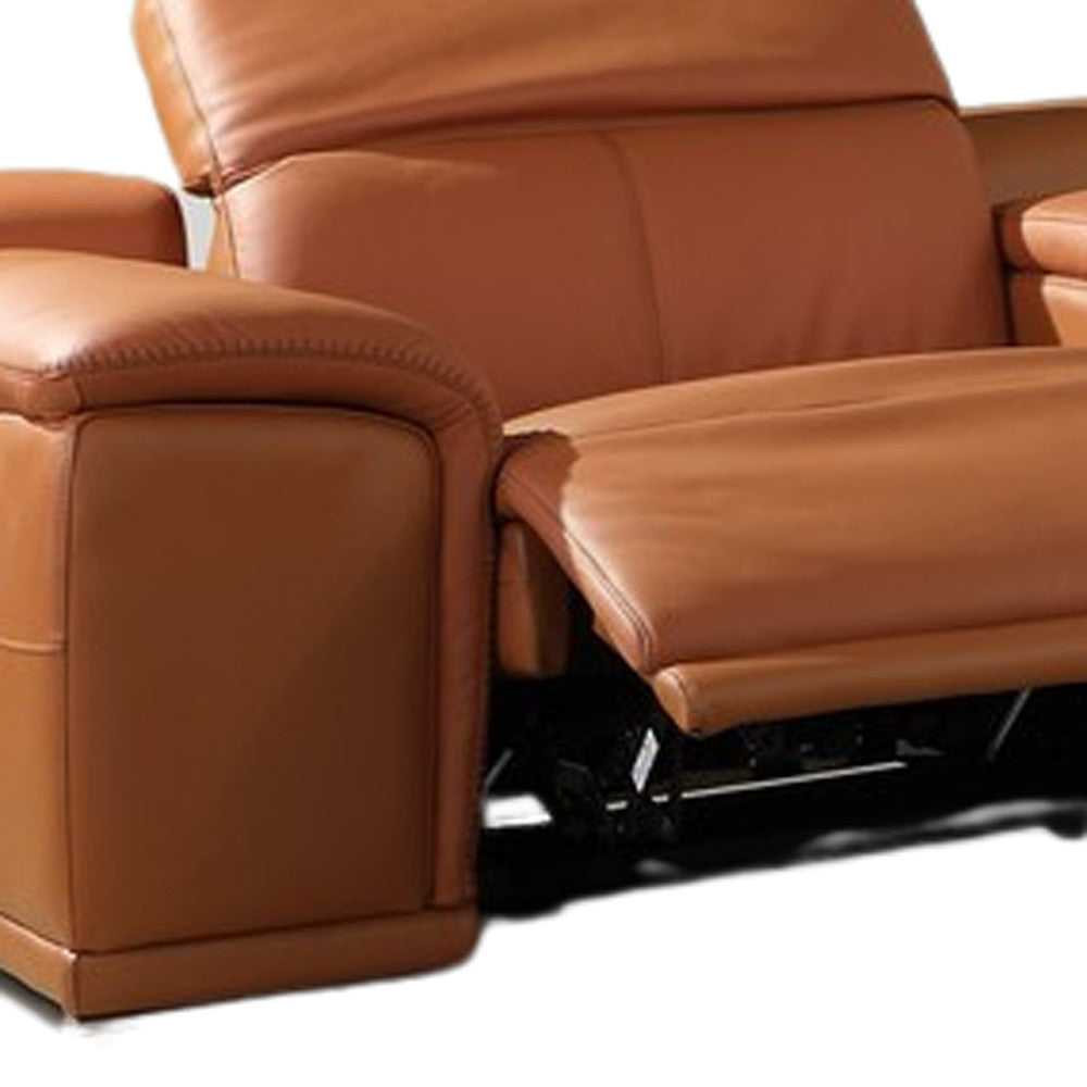 212" X 240" X 19"1.2" Camel Power Reclining 6"Pc Sectional