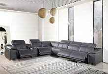 Dark Grey Power Reclining 7Pc Sectional - 254
