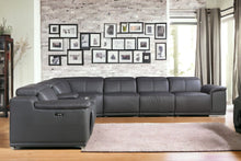 Dark Grey Power Reclining 7Pc Sectional - 254