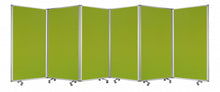 212 X 1 X 71 Green Metal 6 Panel Screen