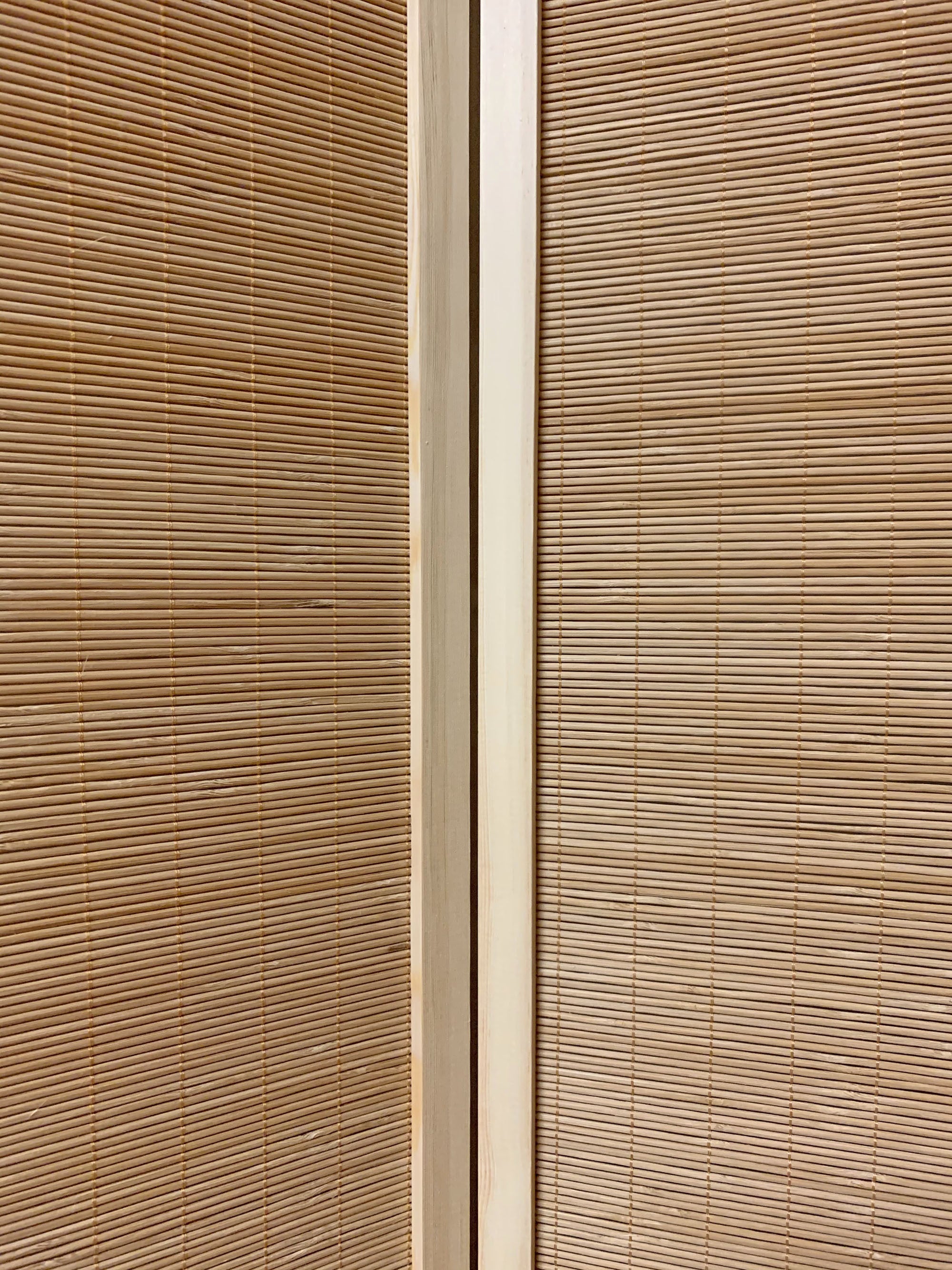 Light Bamboo 3 Panel Room Divider Screen 6"