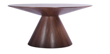 Walnut Veneer Dining Table 59 x 59 x 30