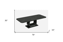 79 X 43 X 30 Gray Dining Table