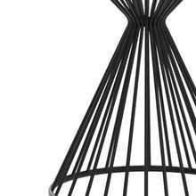 Black Glass Iron Dining Table 47 x 47 x 30