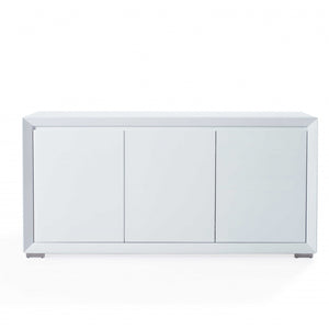 61 X 20 X 30 White Stainless Steel Buffet