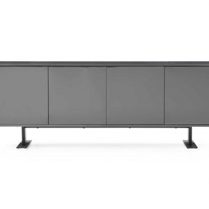 87 X 18 X 31.5 Gray Metal Buffet