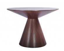 Walnut Veneer Round Dining Table 47 x 47 x 30