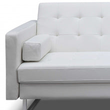 80 X 45 X 13 White Stainless Steel Sofa Bed
