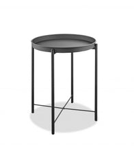 17 X 17 X 21 Powder Aluminum Side Table