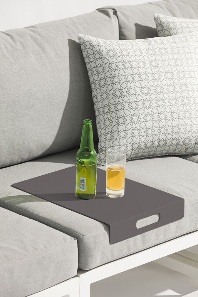 16.5 X 12 X 2.5 Gray Aluminum Aluminum Tray